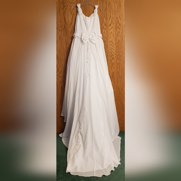 Lady Roi Bridals White Wedding Gown - mordernwear.com